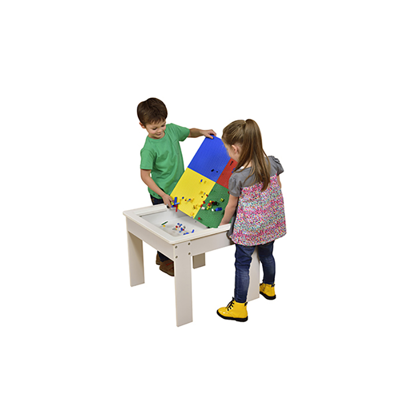 large wooden activity table